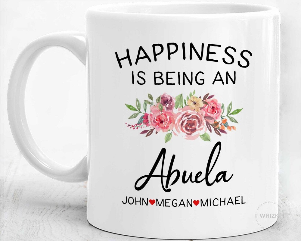 Abuela Gift Abuela Mug Happiness Is Being Abuela Birthday Gift Best Mothers Day-image