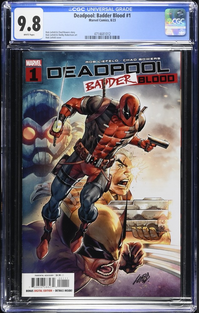 Deadpool: Badder Blood 1 CGC 9.8 Liefeld Cover