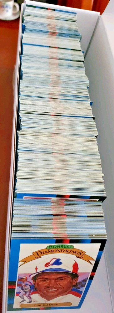 Lot of (675) **1988 DONRUSS BASEBALL** w/ ROOKIES, SP, DIAMOND KINGS!!