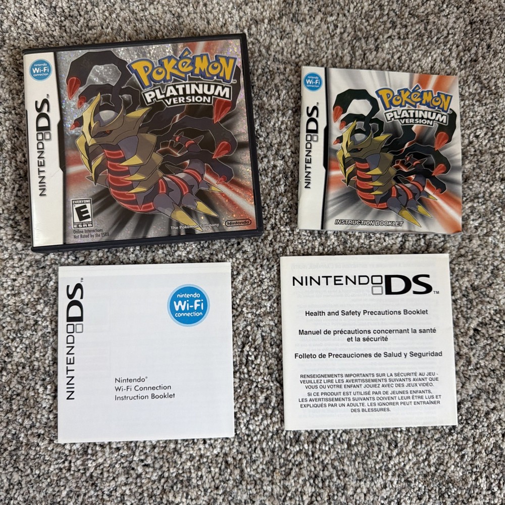 Pokémon: Platinum Version (DS, 2009) 100% Authentic Complete CIB Manual TESTED