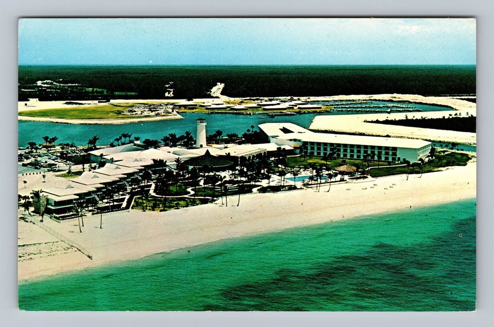 Bahamas- The Lucayan Beach Hotel & Casino Postal Old Card View Vintage Postcard
