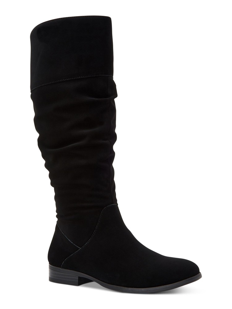 STYLE & COMPANY Womens Black Kelimae Round Toe Block Heel Riding Boot 5.5 M
