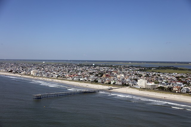 Photo:Ventnor City New Jersey 2017 Beaches Atlantic Shoreline Pier