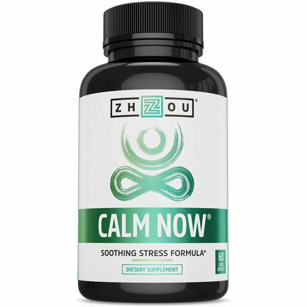Anxiety and Stress Support Formula- 60 Ct- Calm Now by Zhou Nutrition