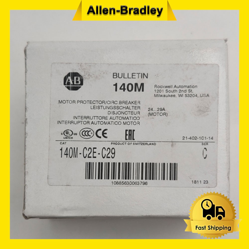 AB 140M-C2E-C29 /C Motor Protection Circuit-Breaker AB 140MC2EC29 NEW