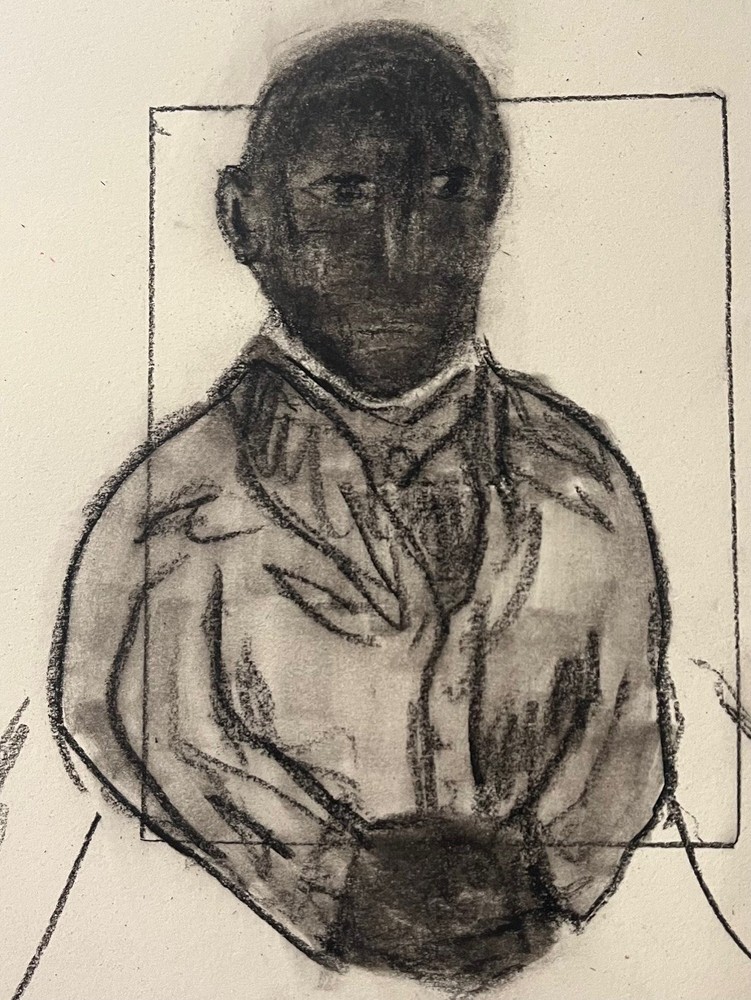 Original charcoal sketches, Art, drawings. 9 inch x 12 inch