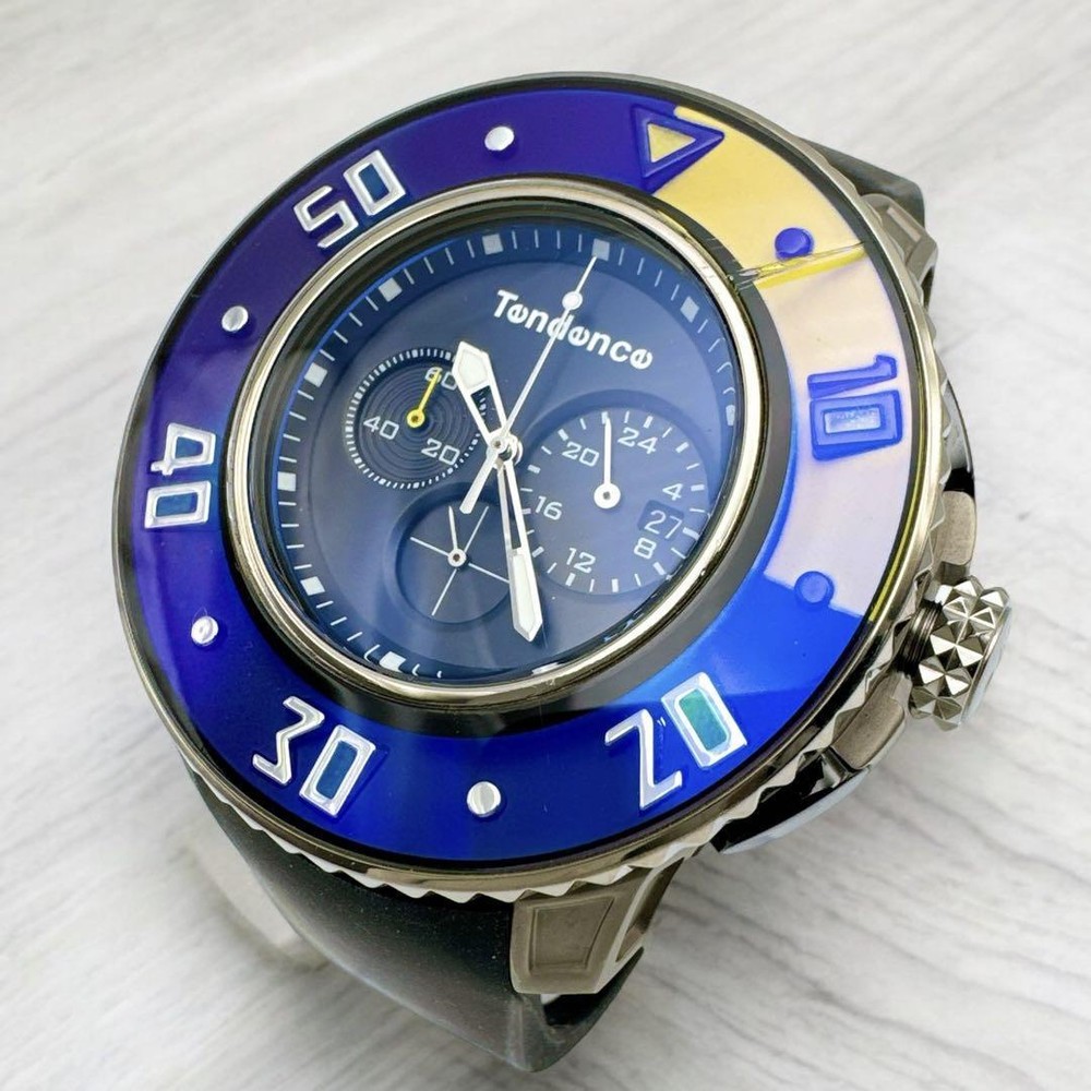 Tendence Gulliver Titanium Case Watch Men s Chronograph
