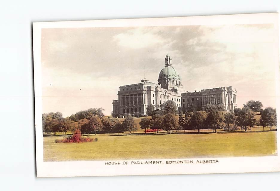 Postcard House oof Parliament Edmonton Alberta Canada