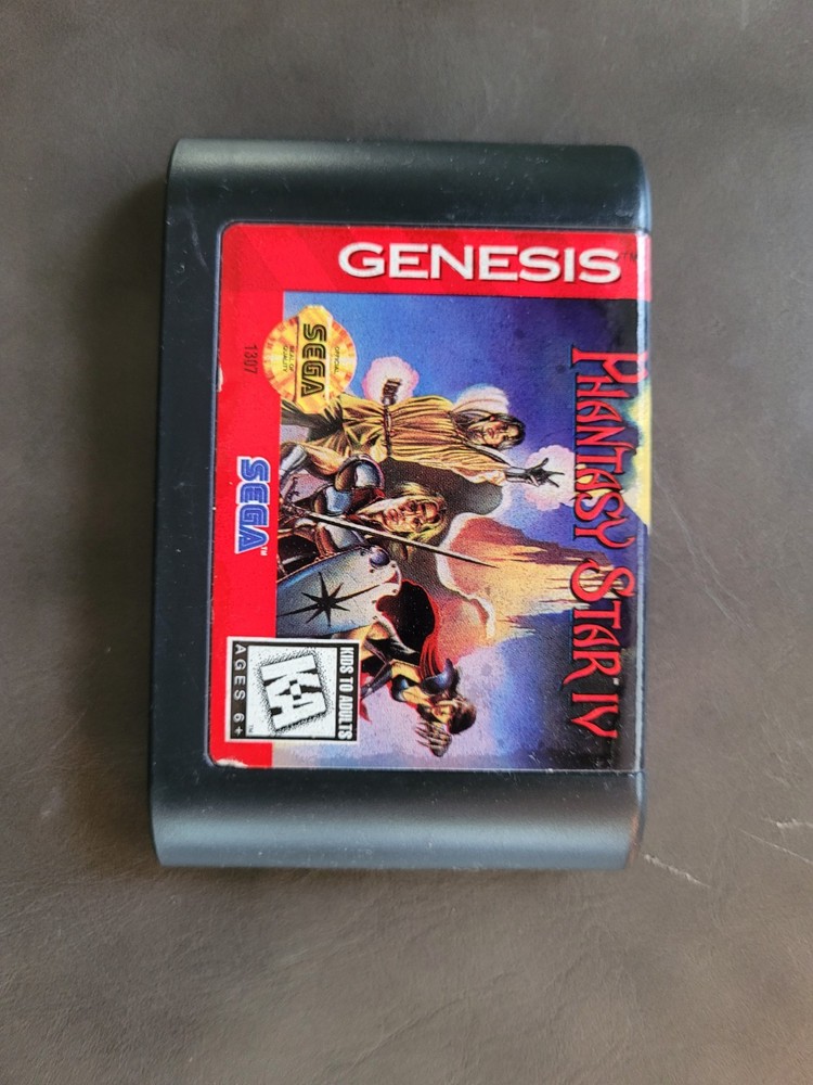 Phantasy Star IV 4 Sega Genesis Game Cartridge Only Tested Working