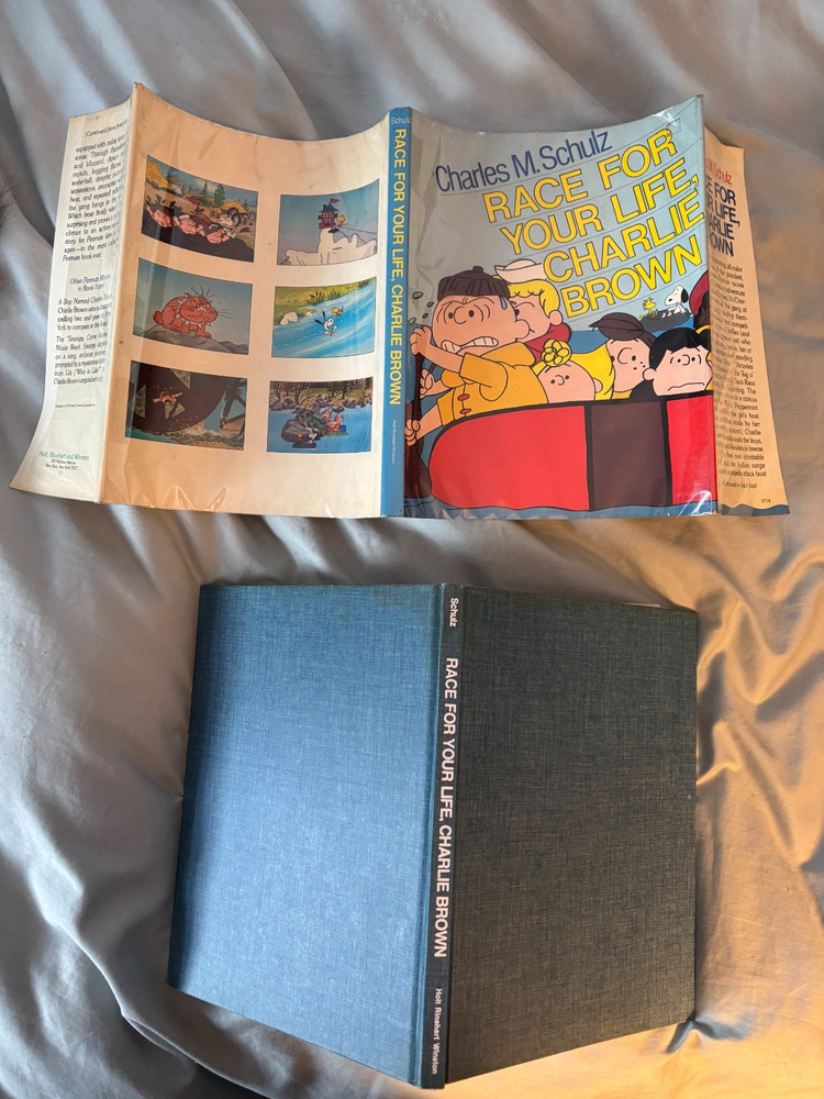 Race for Your Life Charlie Brown -movie tie-in VG with DJ 1978 Peanuts animation