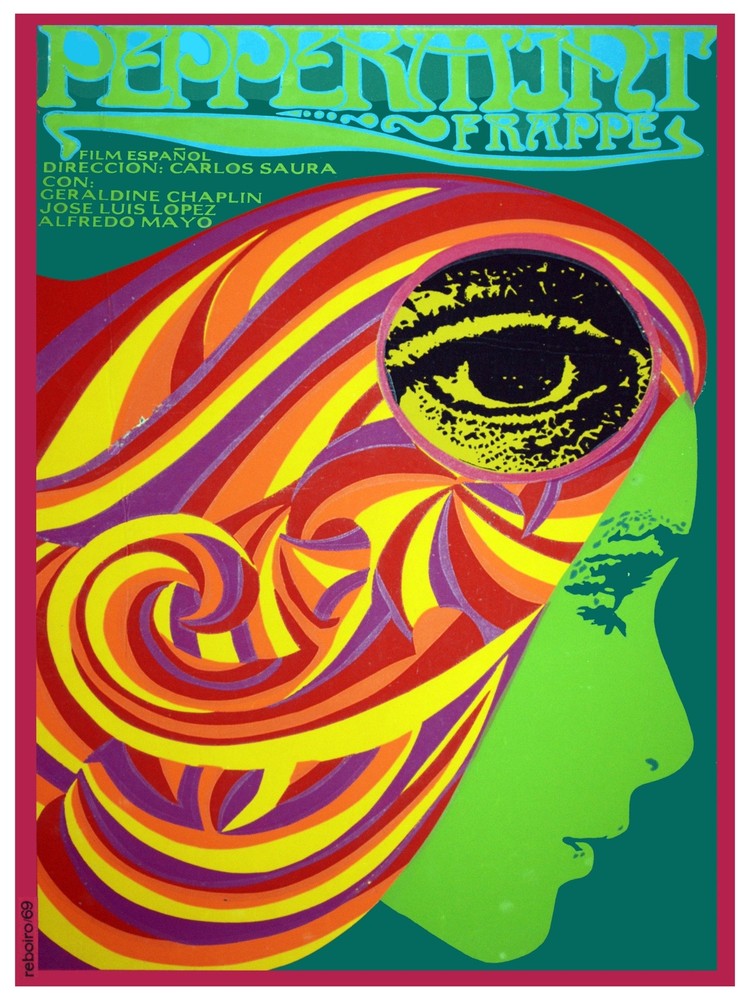 Peppermint colorful wall Decoration Poster.Graphic Art Interior design 3352