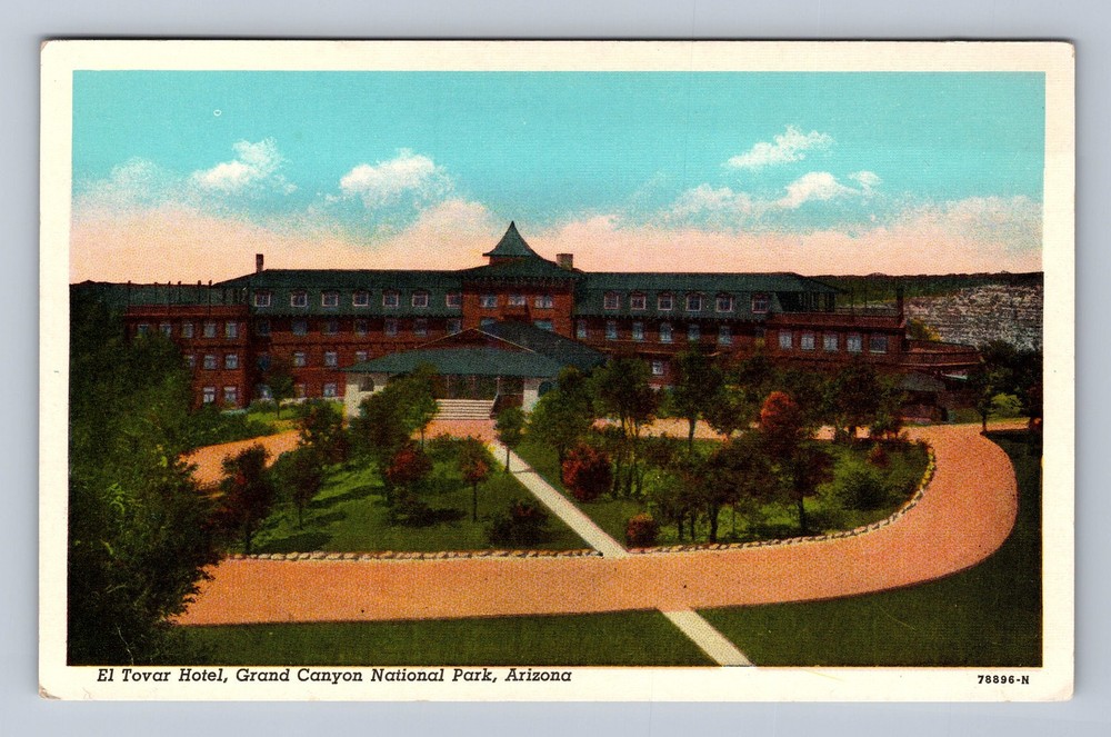 Grand Canyon National Park AZ-Arizona El Tovar Hotel Vintage Postcard