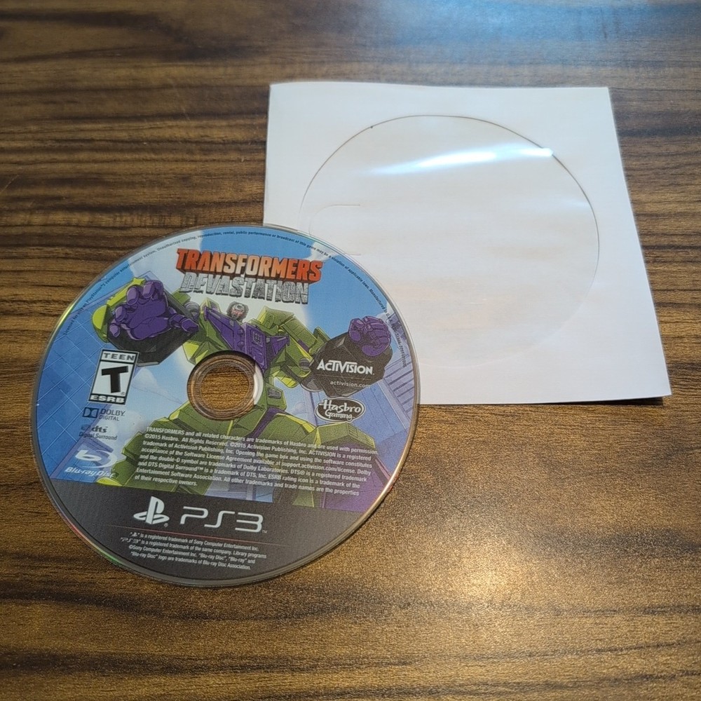 Transformers Devastation Sony PlayStation 3 PS3 - Tested Disk Only