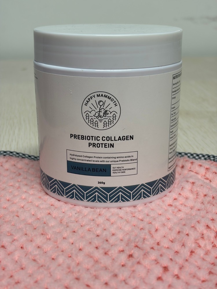 Happy Mammoth Prebiotic Collagen (Vanilla Bean Flavor)