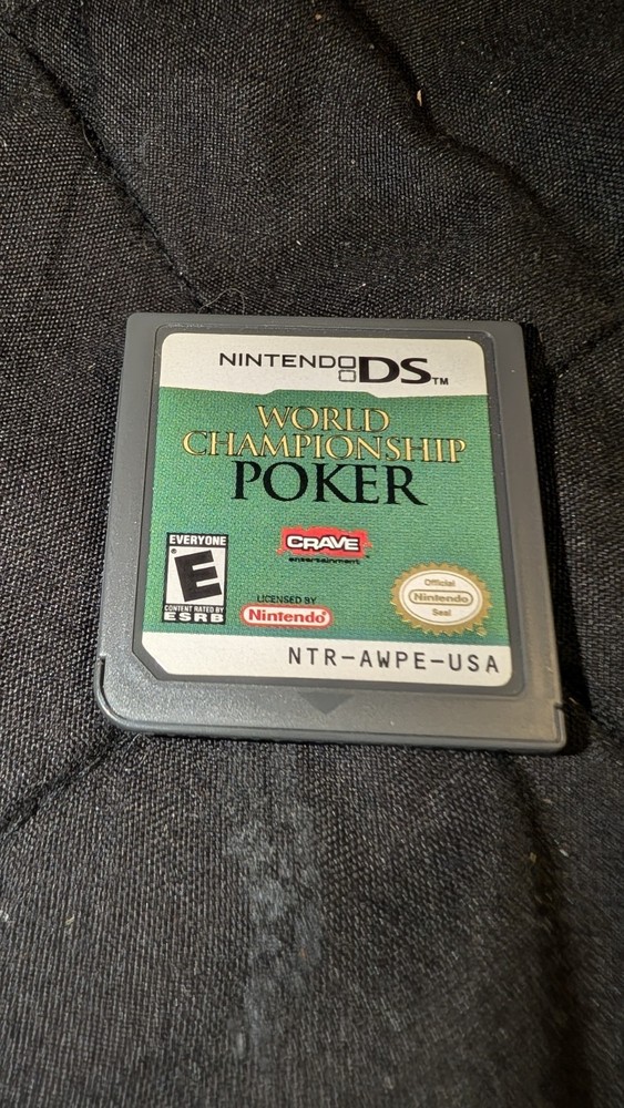 World Championship Poker Nintendo DS Cartridge Only Authentic