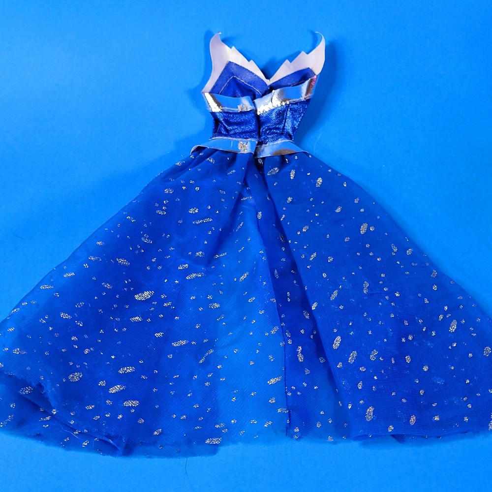 Barbie Astro Fashions #2743 Dazzling Dancer Top Only 1985 Sparkly Blue Space