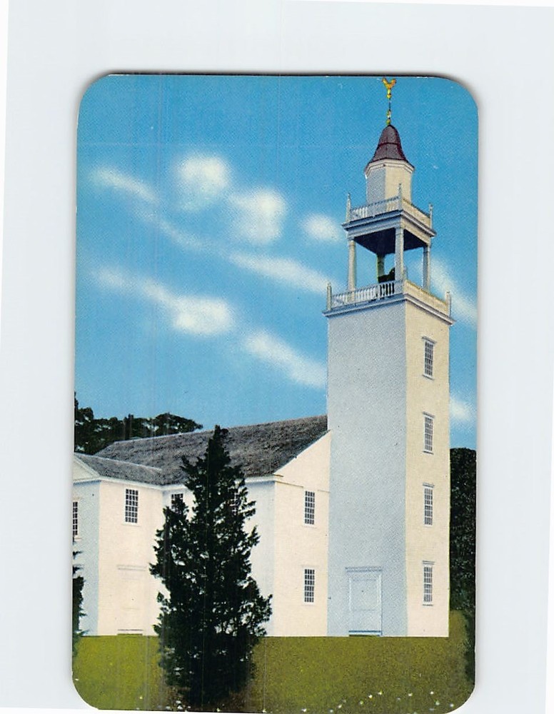 Postcard West Parish Meetinghouse Cape Cod Massachusetts USA