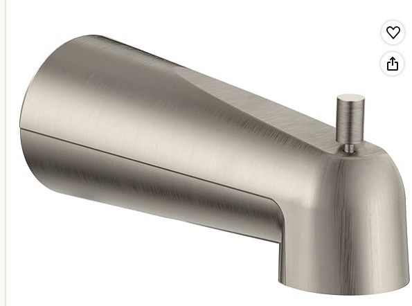 Moen Diverter Tub Spout Brushed Nickel 3839 BN