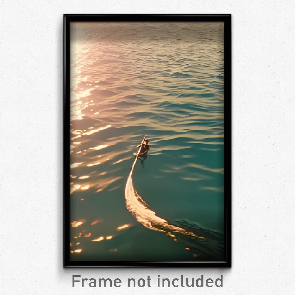 8 Bit Psychedelic Pixel Art Poster - Prestigious Backwater Video Game Print