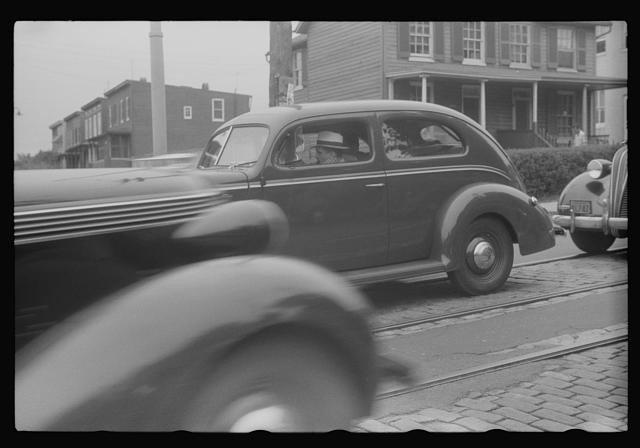 Photo:1930s Street Scene Vintage Cars Residential Neighborhood