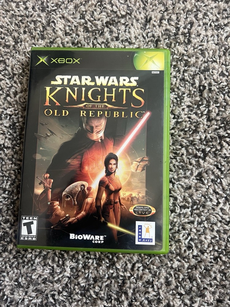 Star Wars: Knights of the Old Republic (Microsoft Xbox, 2003) NM W/REG card