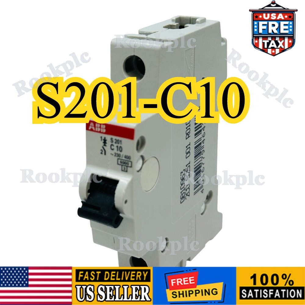 Abb S201-C10 Miniature Circuit Breaker 1P - C - 10 A New/Unused Surplus