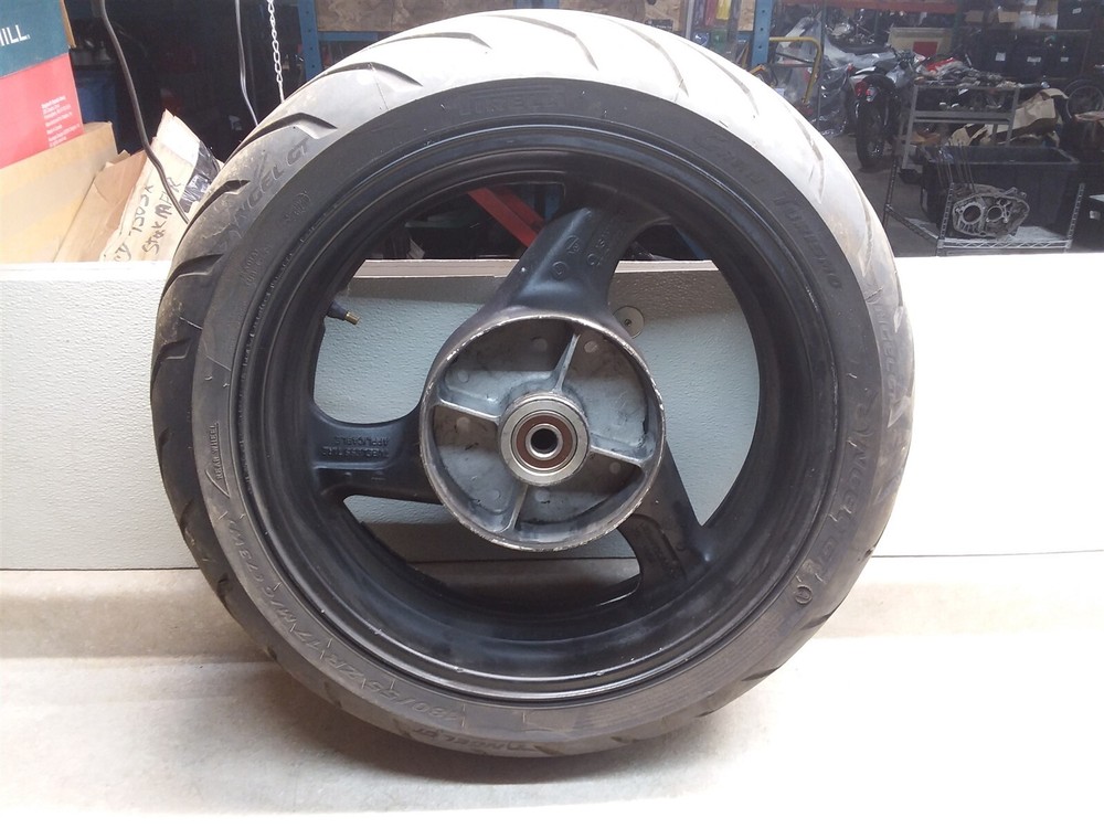 Honda CBR1100-XX CBR1100XX Blackbird Painted Rear Wheel Rim 2000 ANX B154