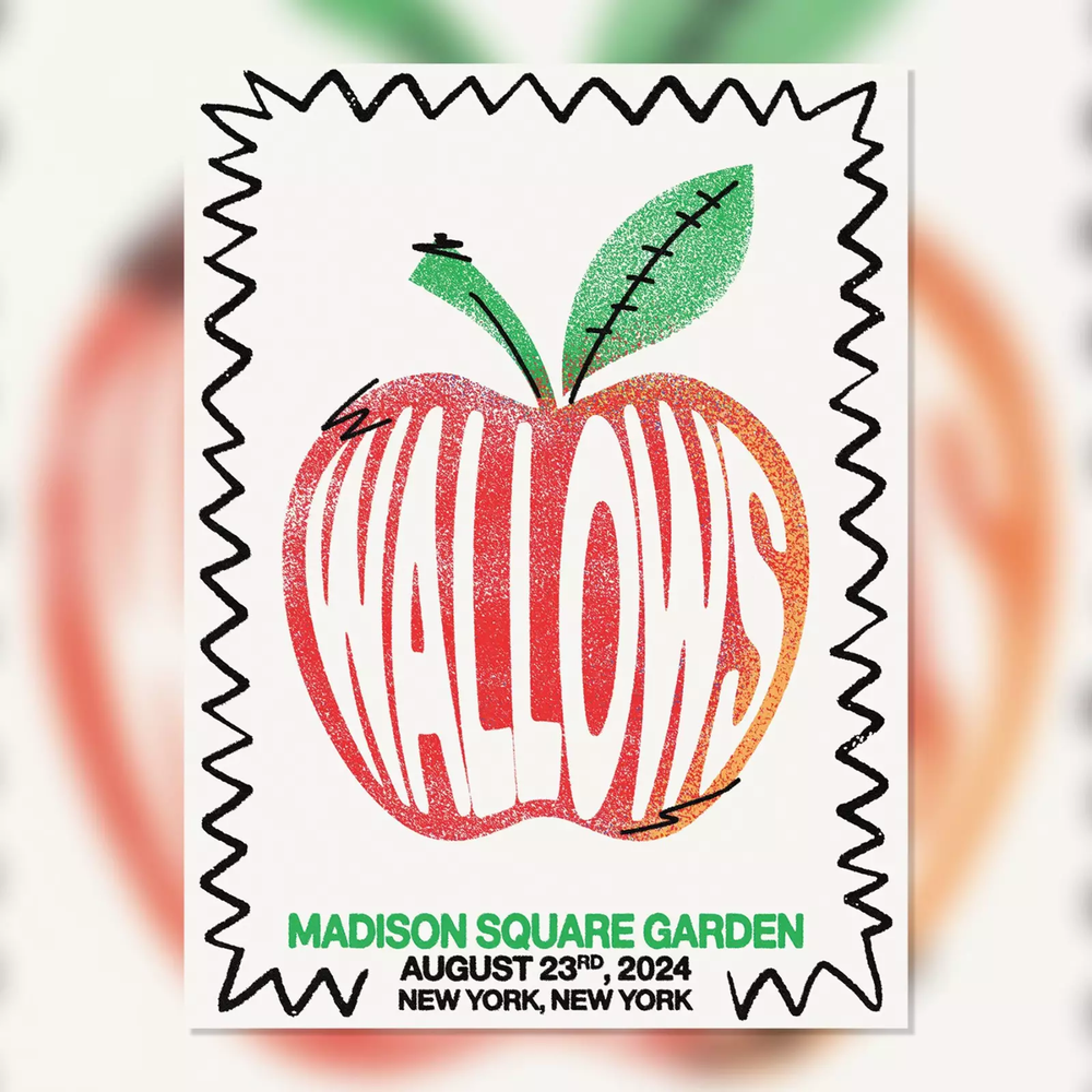P08. Wallows Madison Square Garden August 23rd 2024 New York Limited Poster