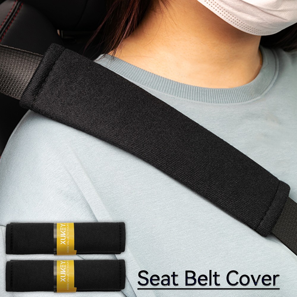 2x Universal Car Seat Belt Shoulder Pad Cover Strap Cushion Backpack Protector &