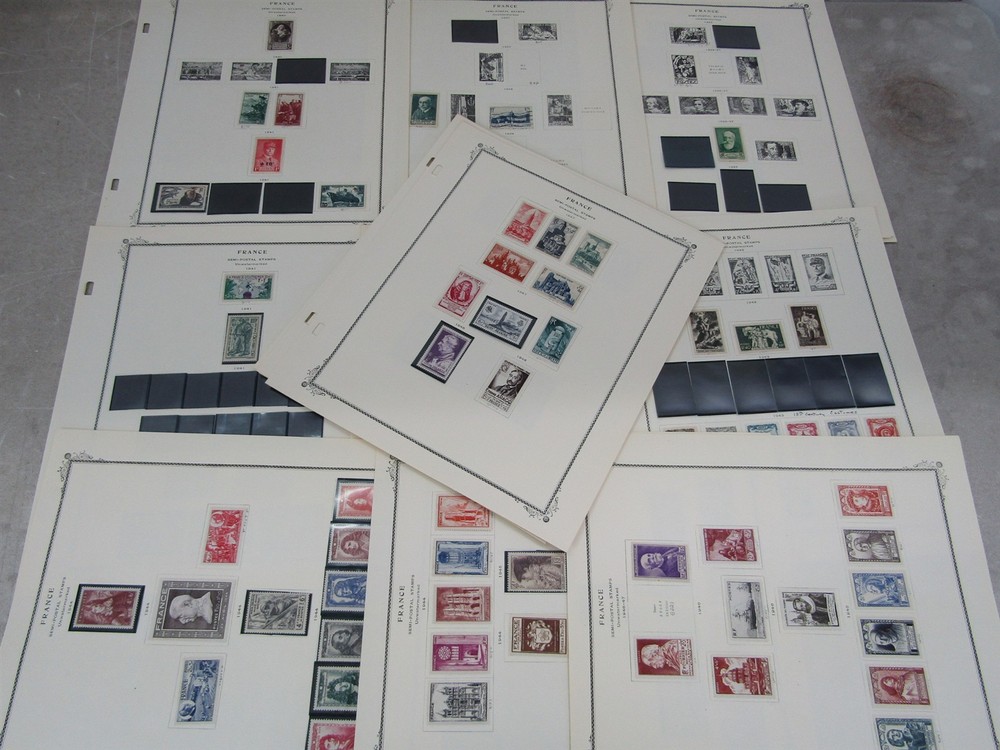 nystamps France many mint stamp collection high cost y24wj