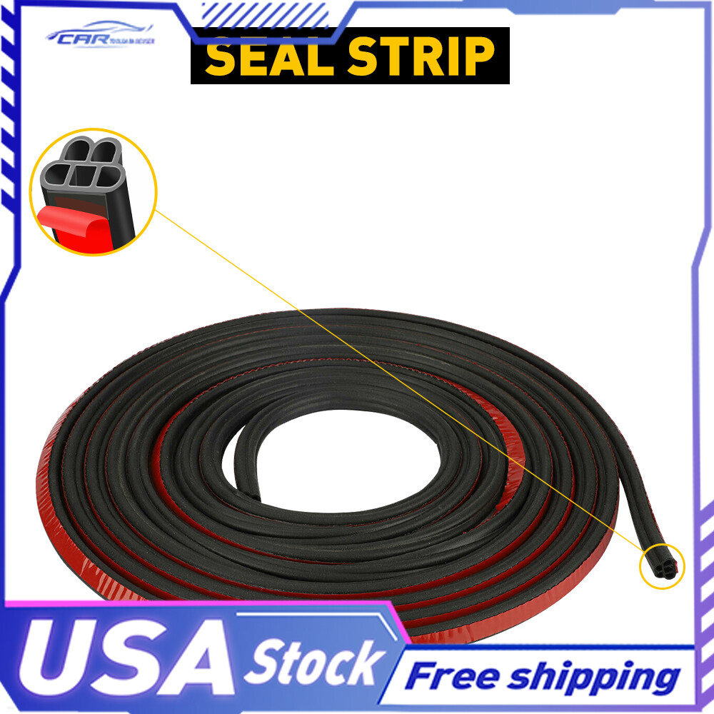 5M Five Rubber hole Seal Strip Molding Edge Trim Car Door Window Protector Guard