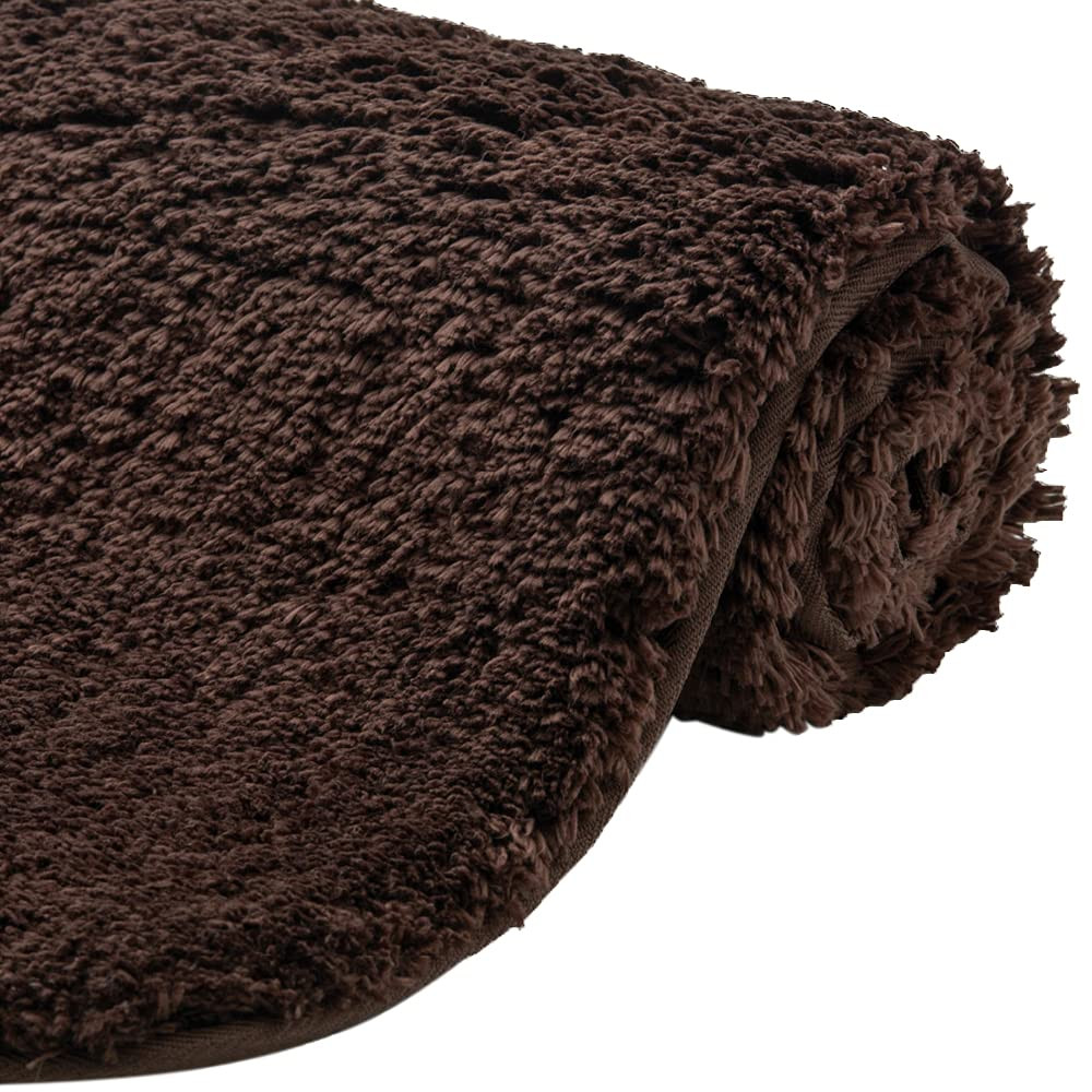 Premium Luxury Absorbent Soft Thick Shag Bath Rug 36x24 Plush Comfort