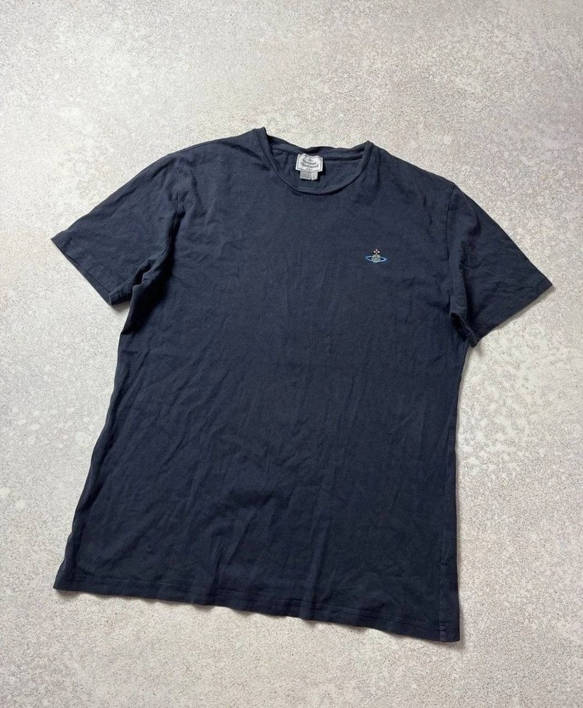 DDP Vivienne Westwood Men's T-Shirt Size L Embroidered Orb Logo