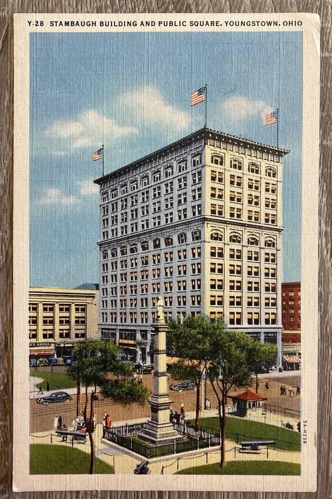 1940s YOUNGSTOWN Ohio Postcard 