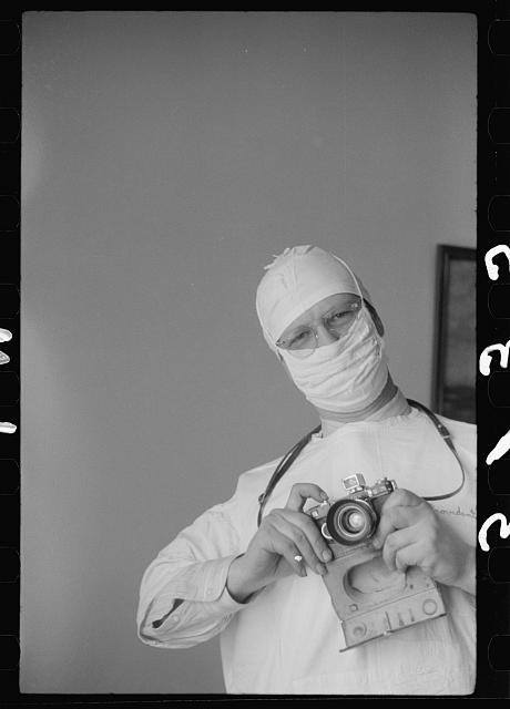 Hernia operation,Provident Hospital,Chicago,Illinois,IL,Edwin Rosskam,1941,1