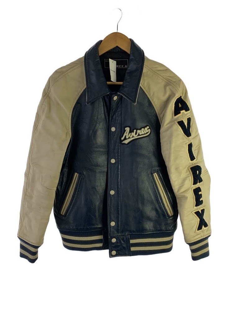 Avirex Leather Jacket Blouson/M/Sheep Leather/Nvy/6161028 21001