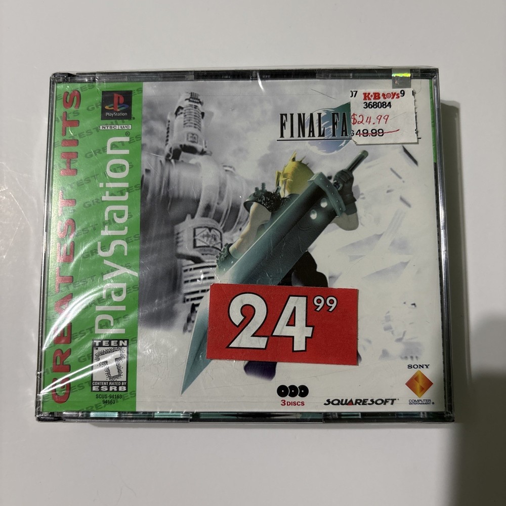 Final Fantasy  PlayStation  3 Discs Greatest Hits Brand New Sealed Unopened