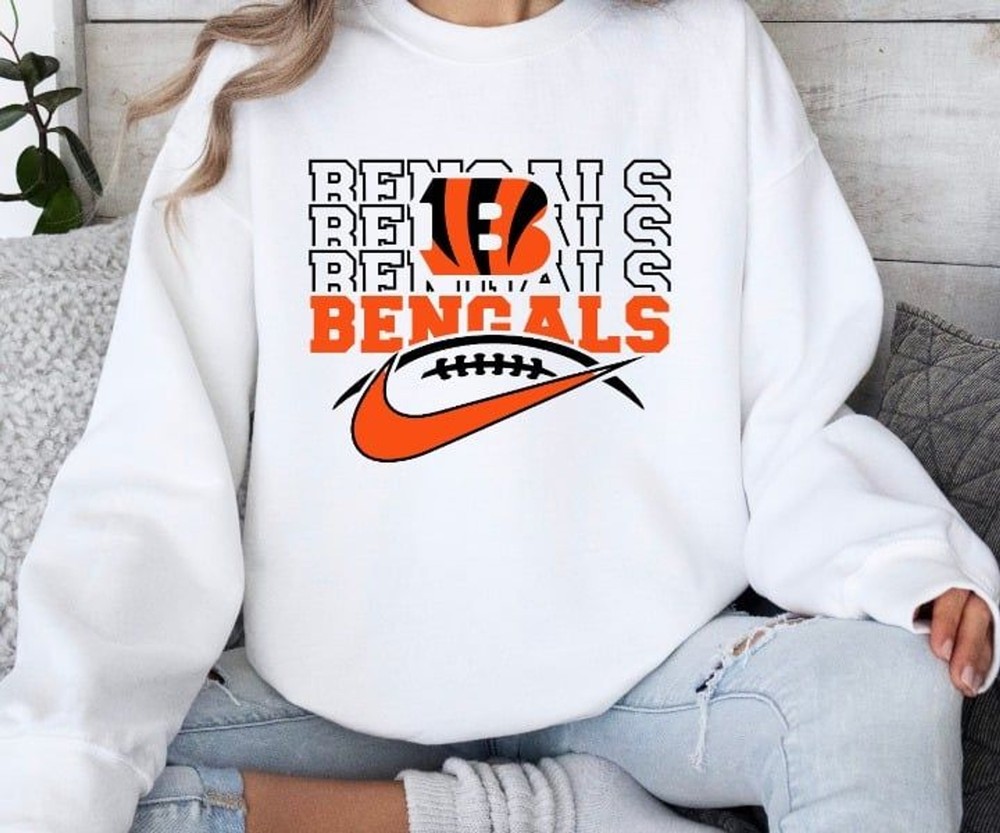 Cincinnati Bengals Football Sweatshirt Crewneck Sweatshirt sz S-XL