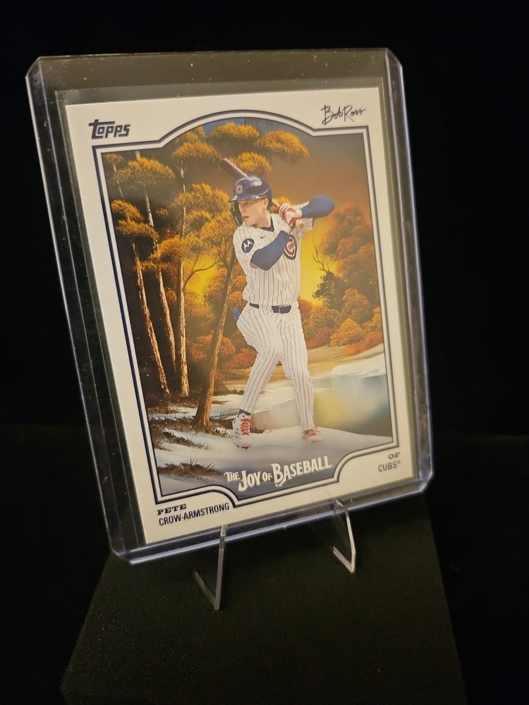 2025 Topps x Bob Ross the Joy of Baseball Pete Crow-Armstrong #27 Cubs