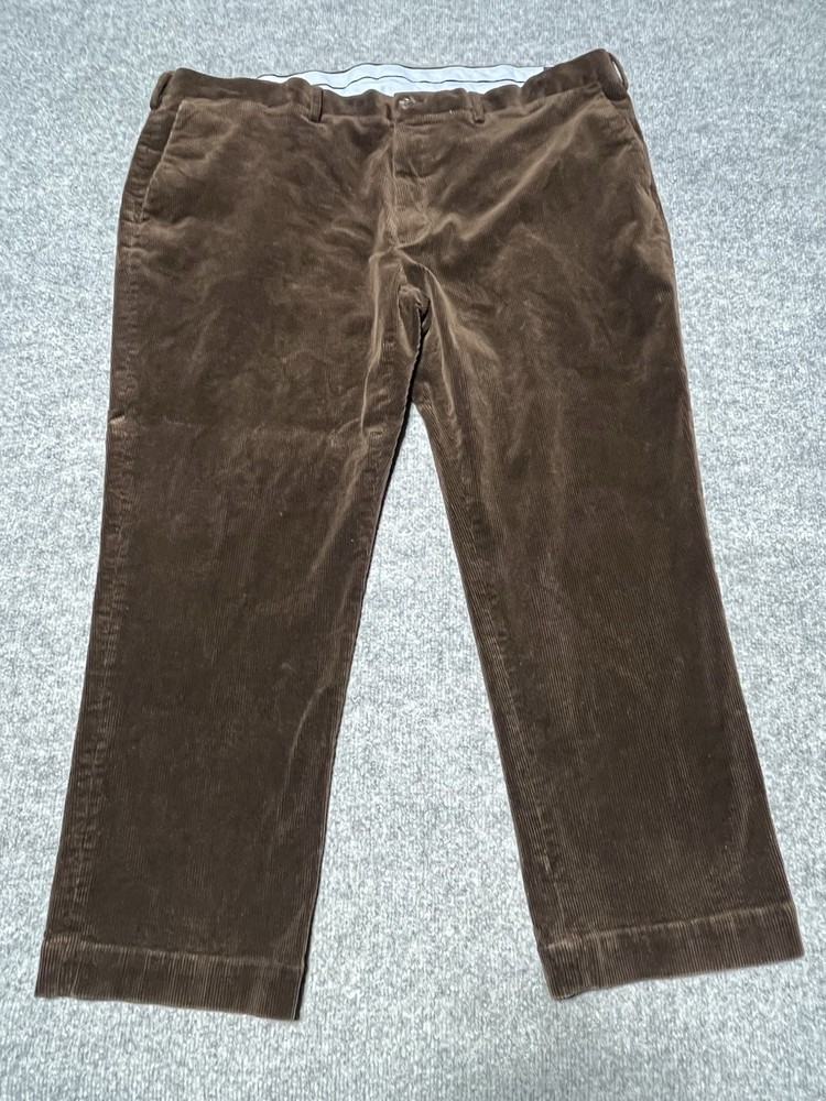 Polo Ralph Lauren Brown Corduroy Pants Classic Fit Size 46B X 30 Fits 46x27