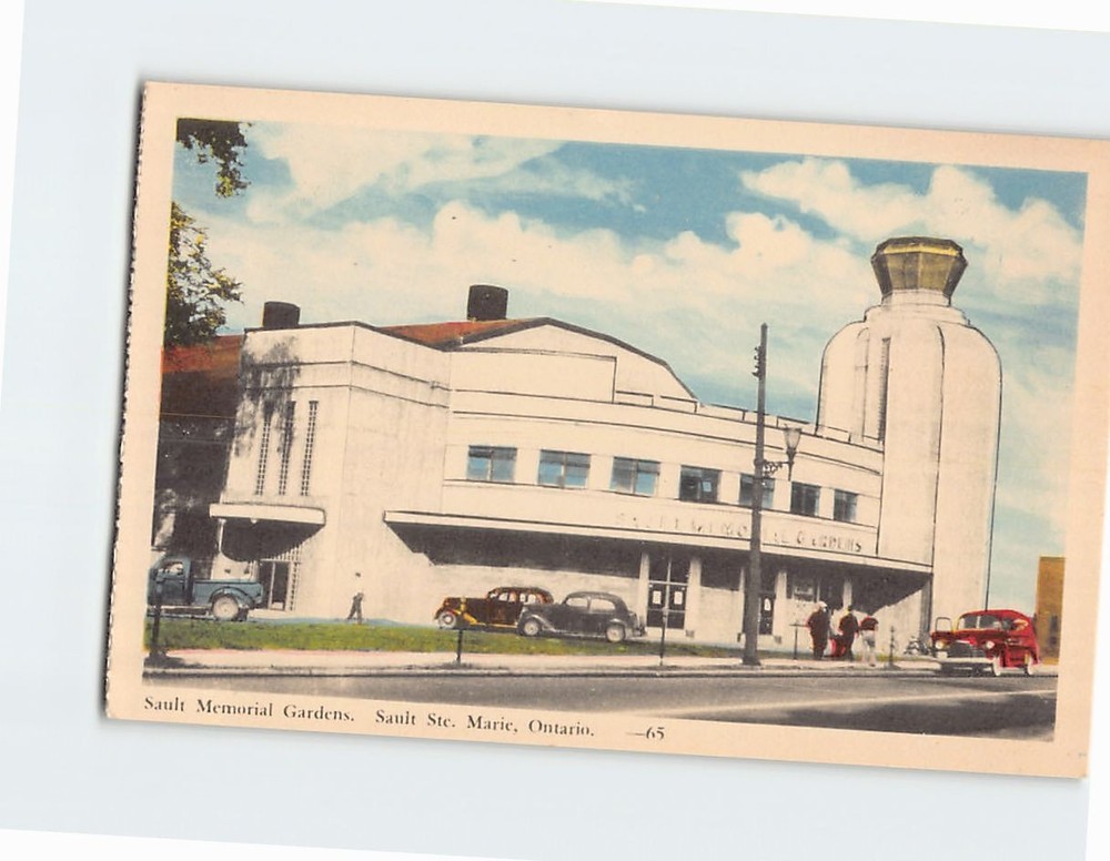 Postcard Sault Memorial Gardens Sault Ste. Marie Ontario Canada
