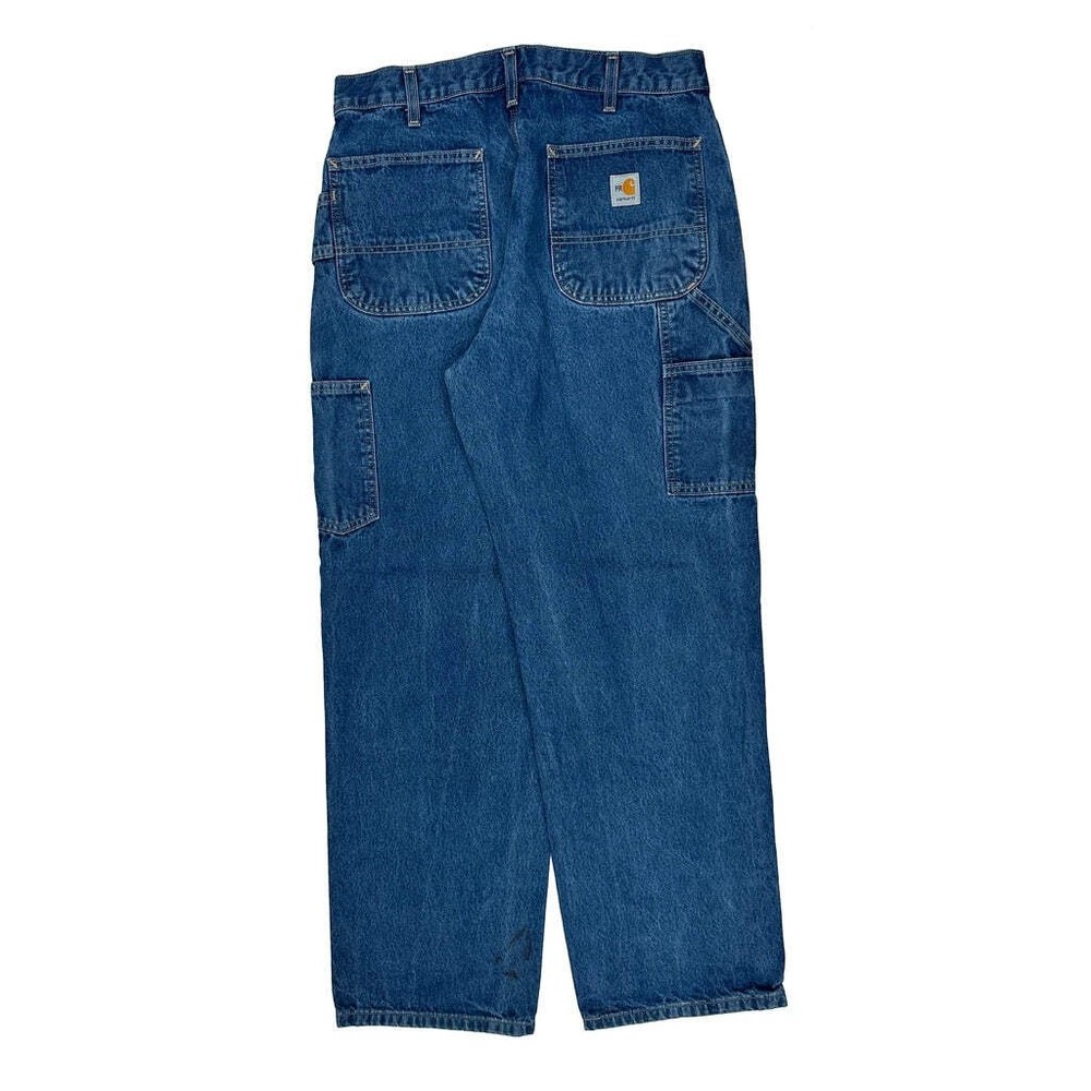 Carhartt Carpenter Pants - 32W 32L Blue Cotton