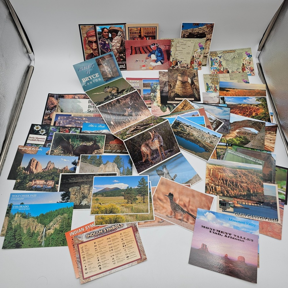 Mixed Lot (70) Arizona Utah Colorado Vintage Postcards all Unused