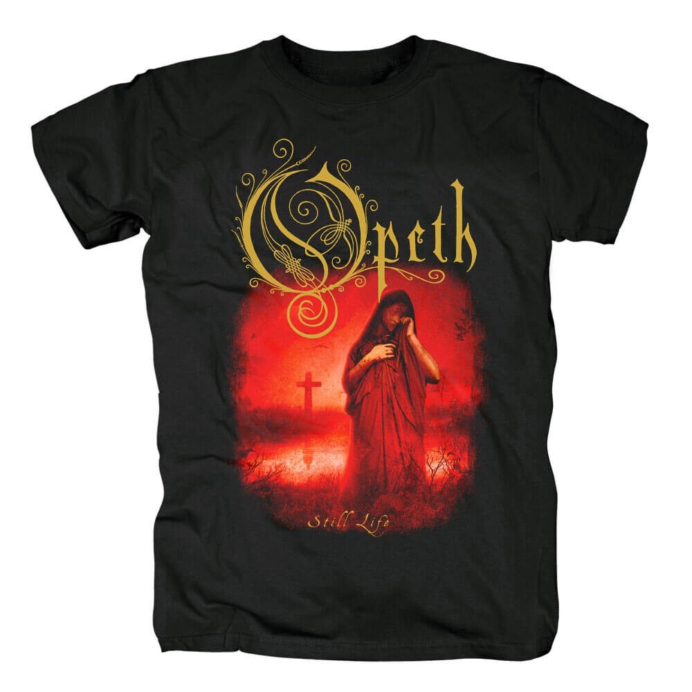 Opeth - Still Life Heavy Cotton Black All Size Men Women Classic Shirt SE013