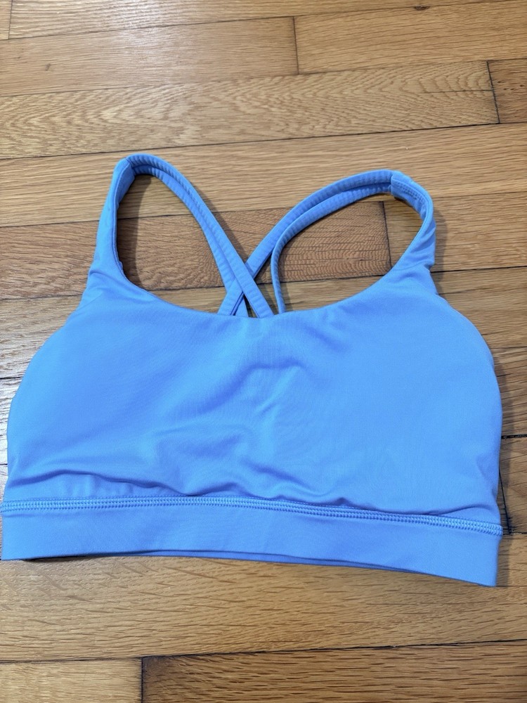 Lululemon Size 4 Energy Bra Light Blue