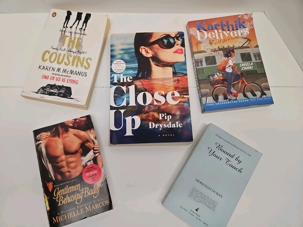 Mixed Lot of 5 Advance Reader Editions ARC Uncorrected Proofs Not For Resell Etc