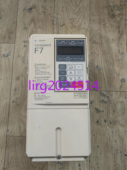 1pc used  Yaskawa CIMR-F7B45P5 5.5KW/380-480V