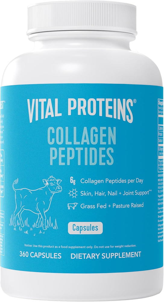Powerful Collagen Supplement Type I & III 360 Capsules 3300mg Per Serving  