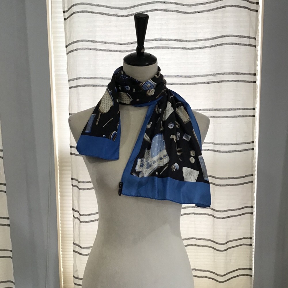 VTG Talbots Women Contents In purse Silk Scarf Head Wrap Old Money Classy