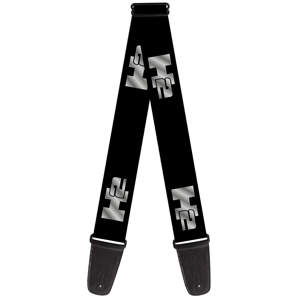 Guitar Strap - H2 Black/Silver Repeat Logo ACC NEWAnother great item from Rarewaves USA | Free delivery!
